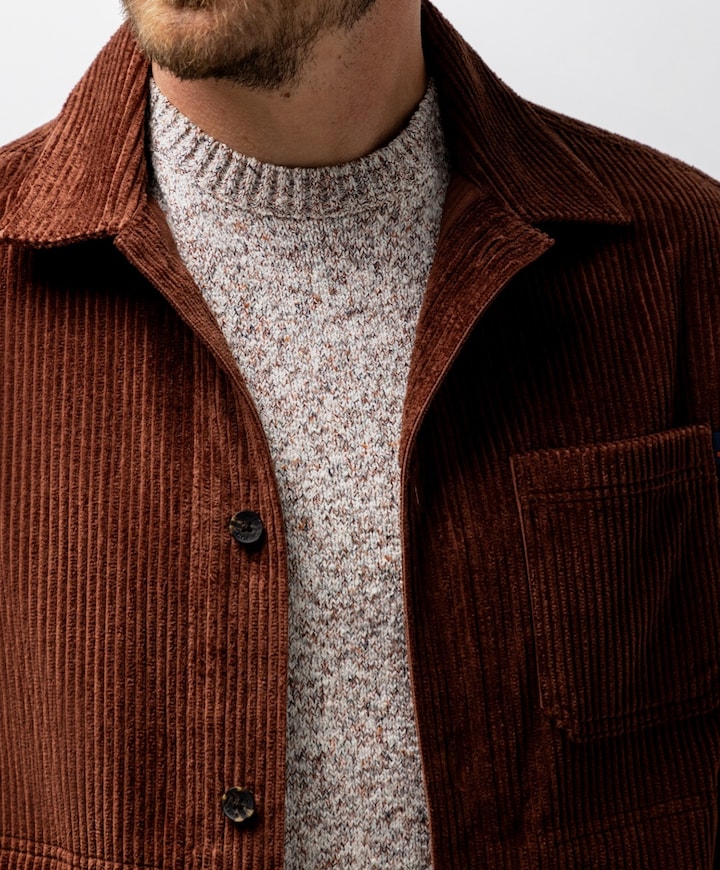 Heren overshirt rood