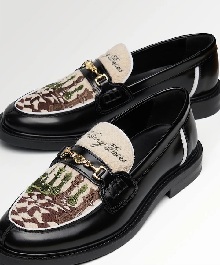 Loafer Chess heren mocassins zwart