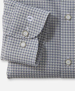 Heren overhemd lange mouw groen