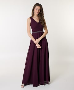 Dames jurk bordeaux