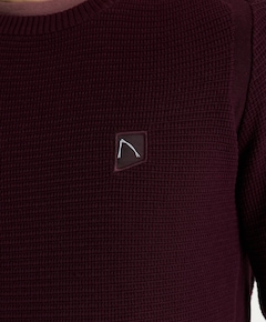 Heren trui bordeaux