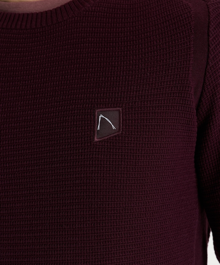 Heren trui bordeaux