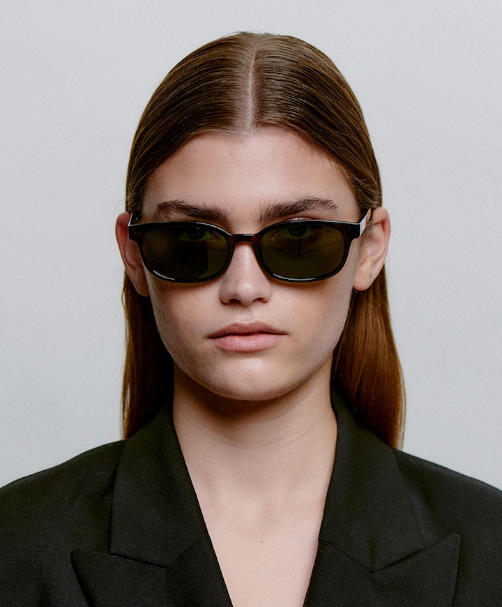 Uniseks zonnebril bruin