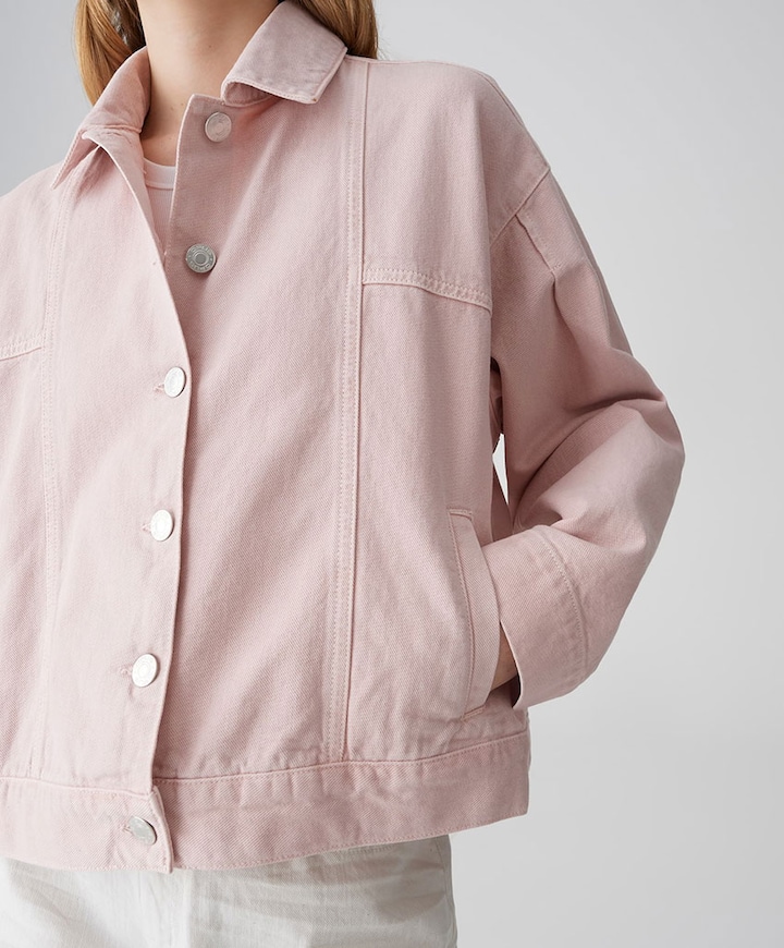 Dames spijkerjas  roze