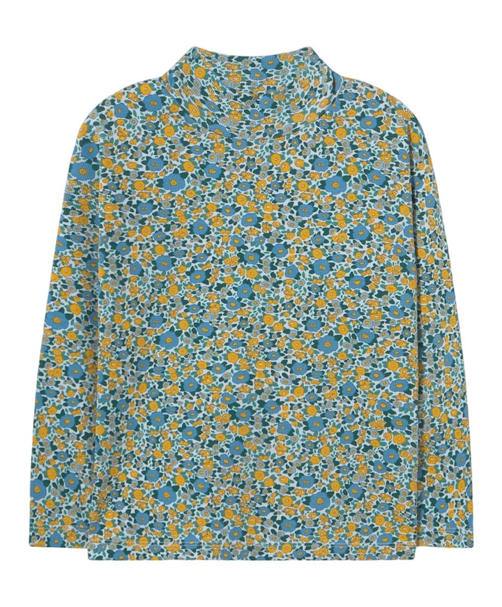Meisjes longsleeve blauw