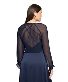 Dames blazer blauw