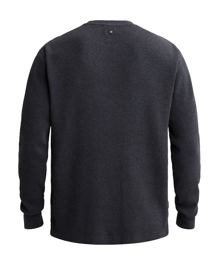 Heren longsleeve blauw