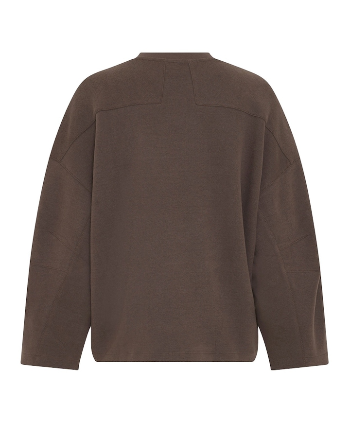 Dames sweater bruin