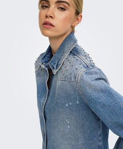 Dames blouse blauw