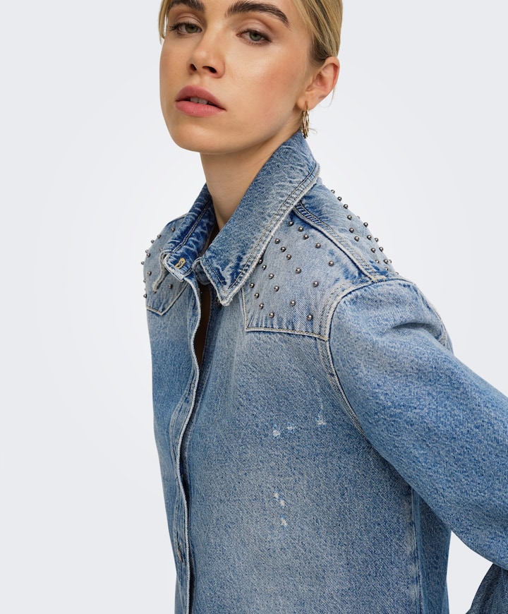 Dames blouse blauw
