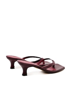 dames sandalets bordeaux