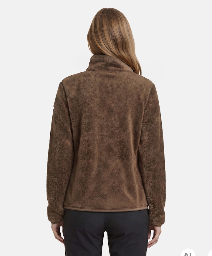 Dames vest bruin