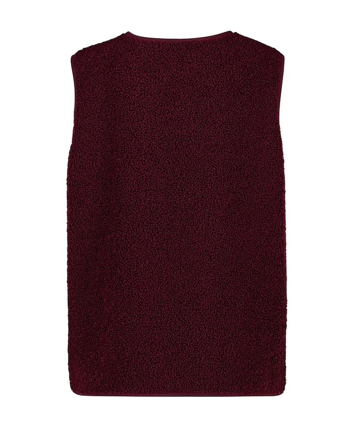Dames gilet bordeaux
