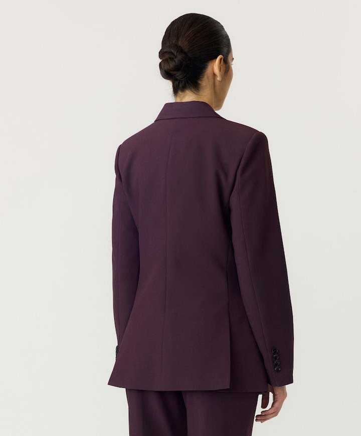 Dames blazer paars