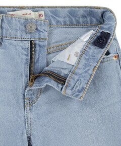 Wide leg jeans meisjes jeans blauw