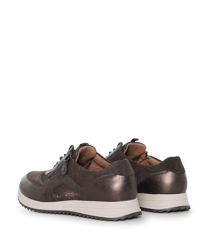 Vicky  dames sneakers bruin