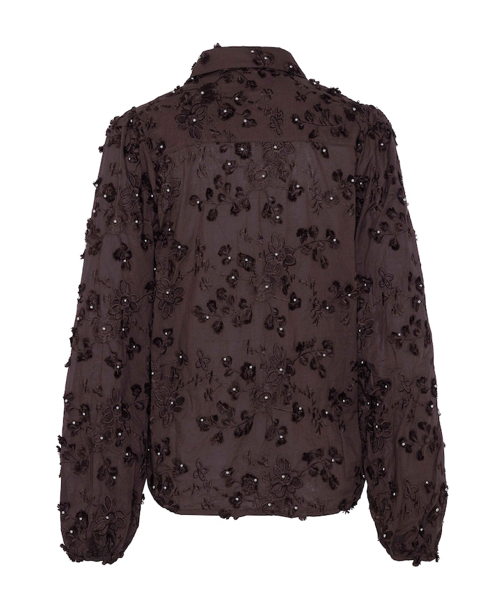 Dames blouse bordeaux