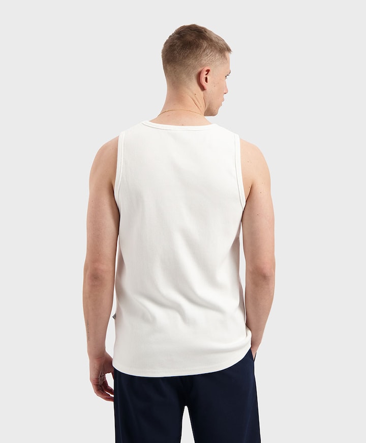 Heren singlet ecru