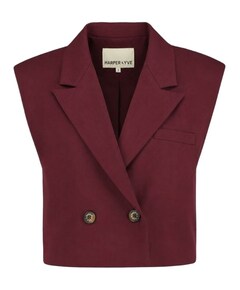 Dames gilet bordeaux