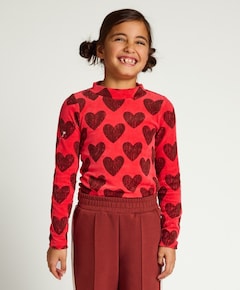 Meisjes longsleeve rood