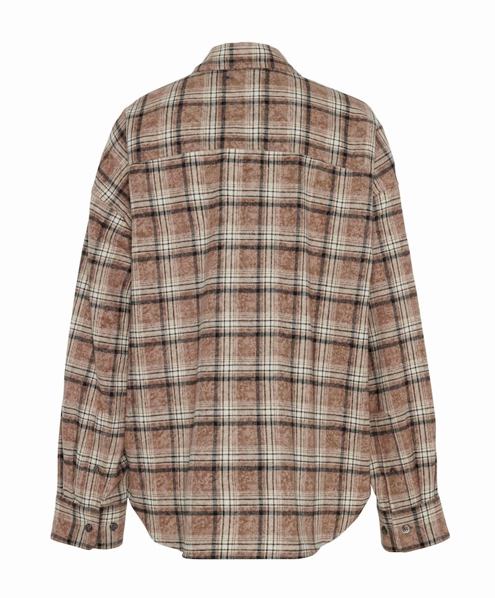 Dames blouse bruin
