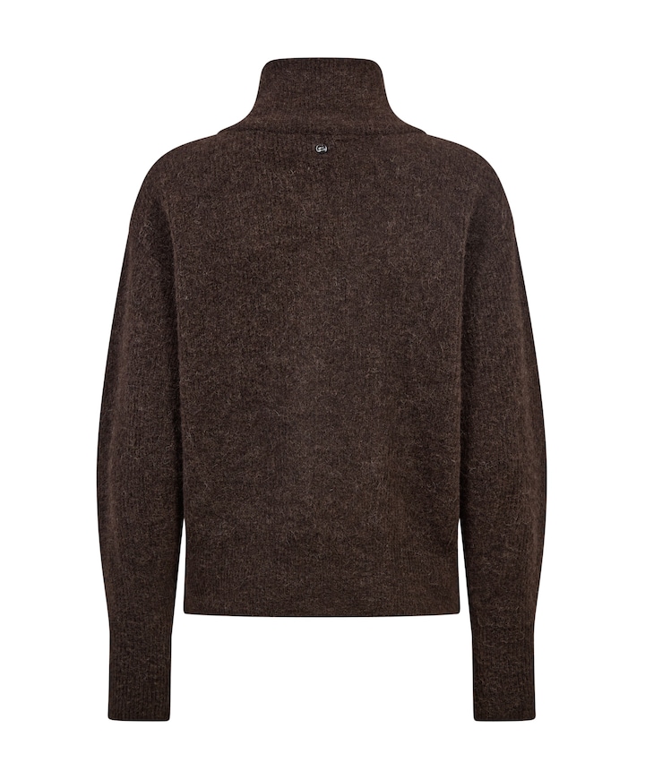 Dames vest bruin