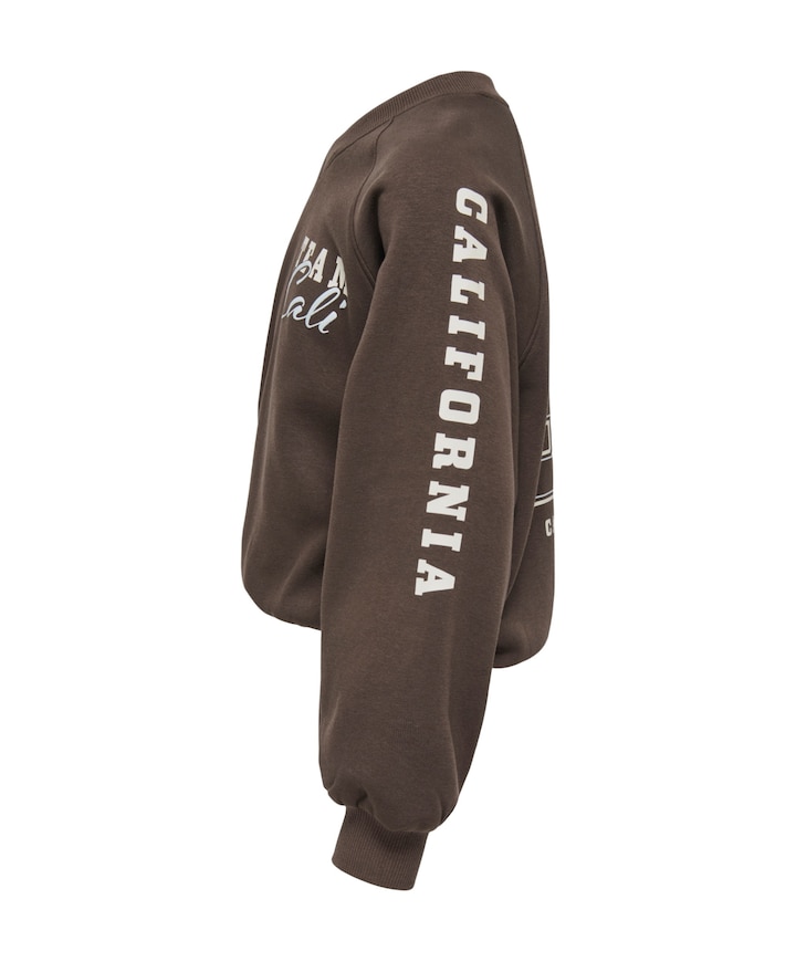 Meisjes sweater bruin
