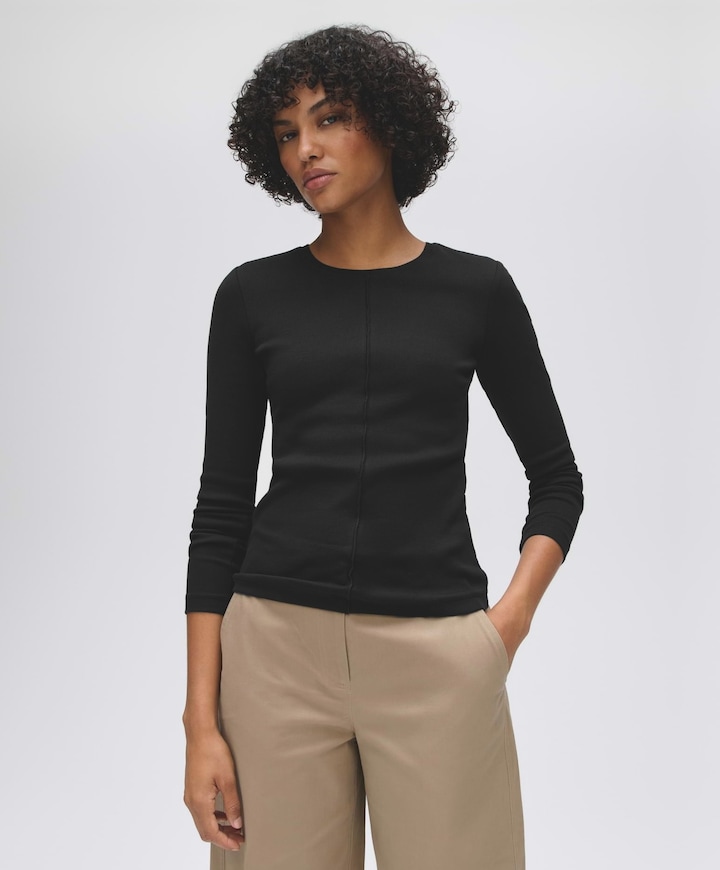 Dames longsleeve zwart
