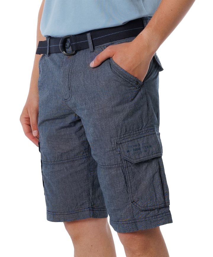 korte broek blauw