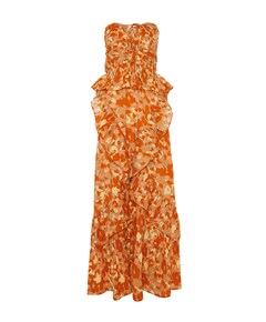 Dames jurk oranje
