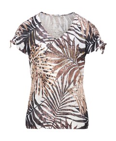 Dames T-shirt bruin