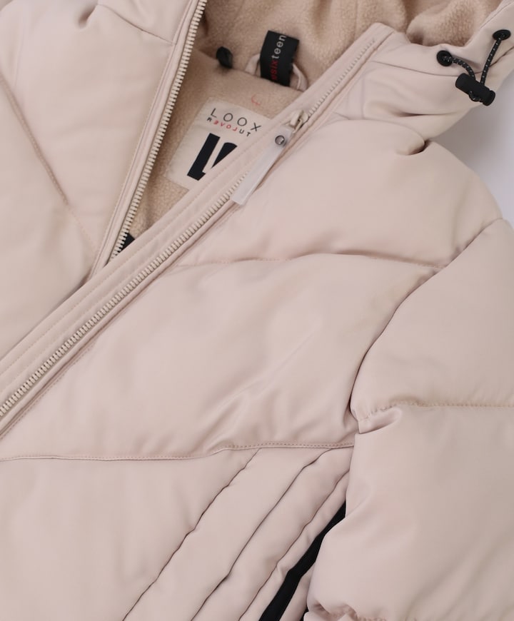 Meisjes jas beige