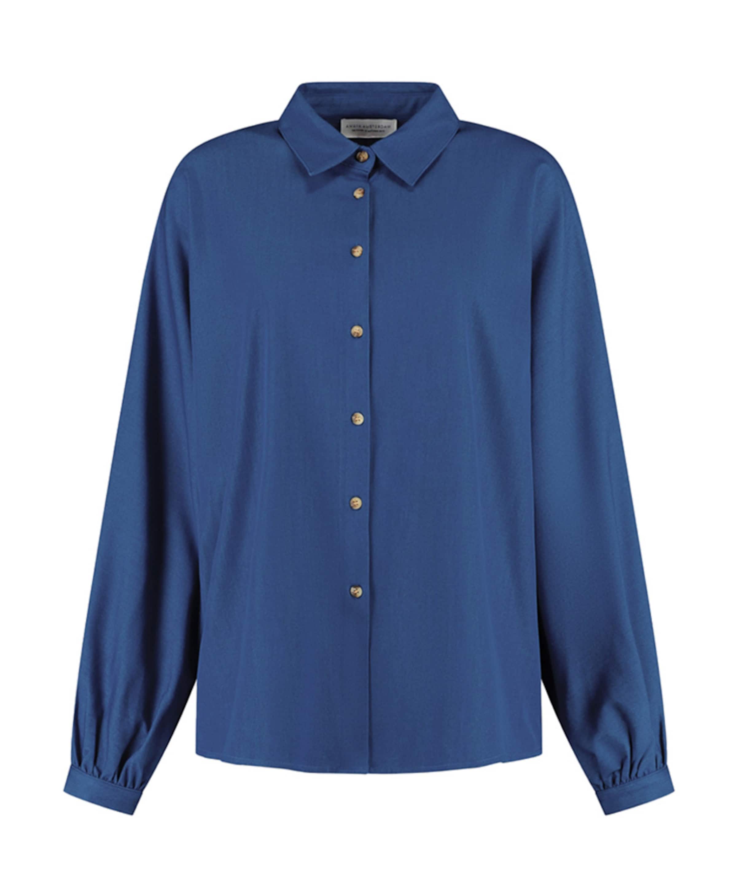 Dames blouse blauw