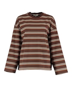 Dames longsleeve bruin