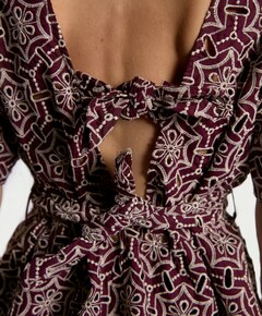 Dames blouse bordeaux