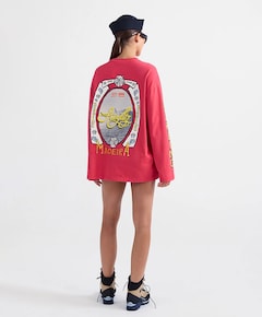 Dames longsleeve rood