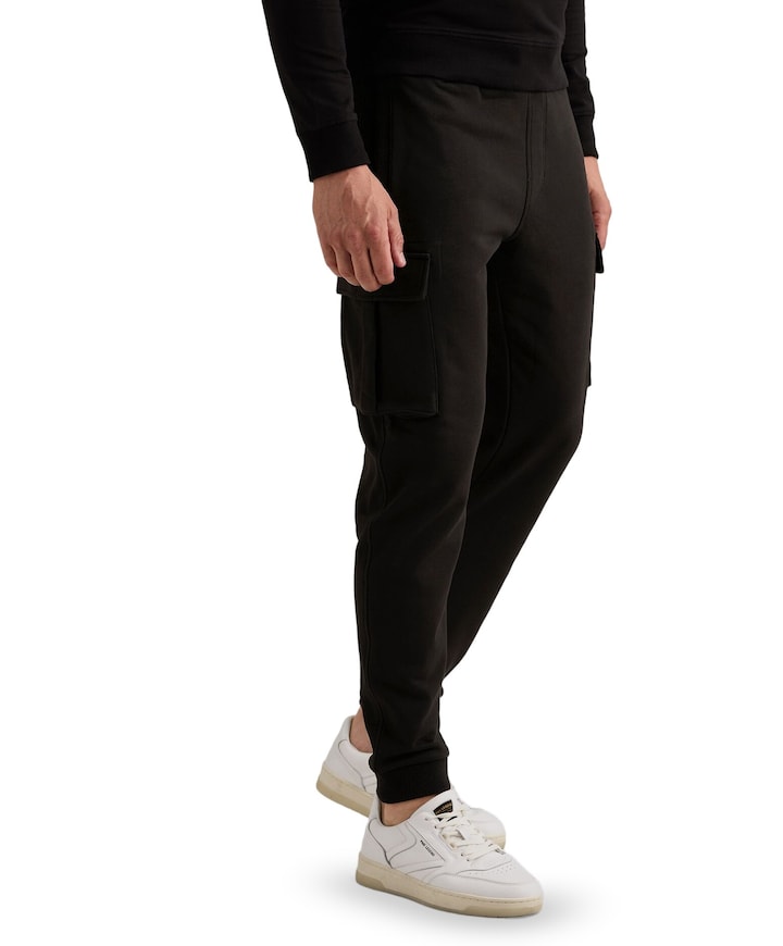 AIRSTREAMER SWEAT CARGO PEACHED TE heren broek zwart