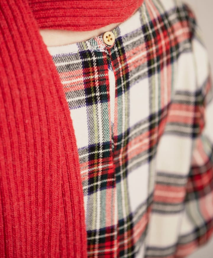 Meisjes blouse lange mouw rood