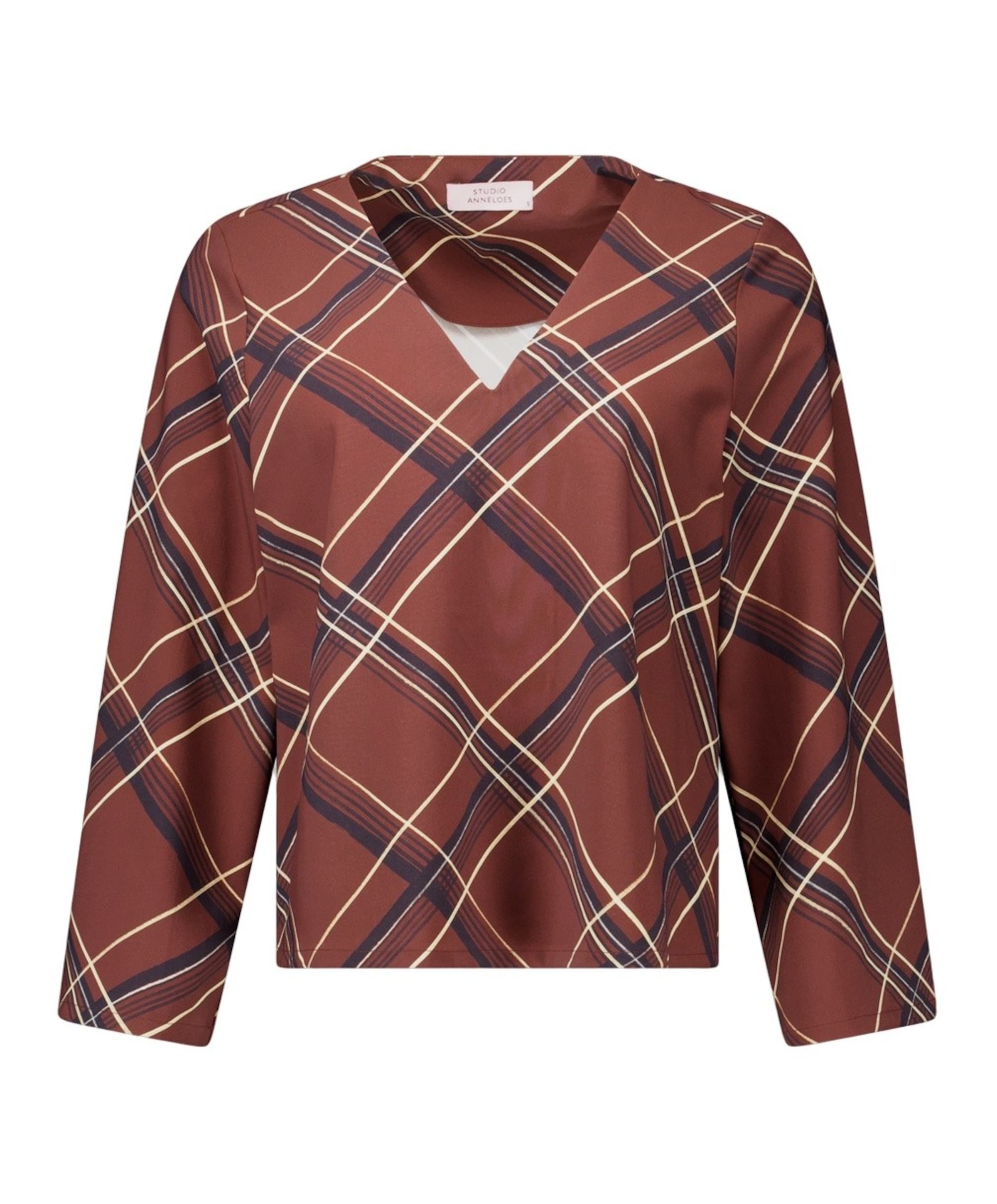 Dames longsleeve bruin