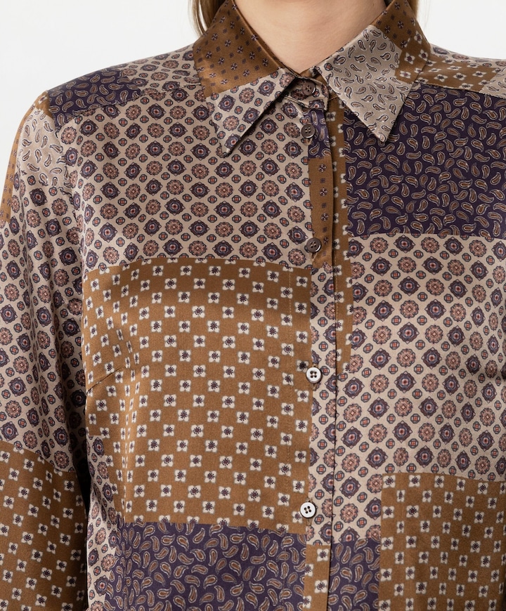 Dames blouse multicolor