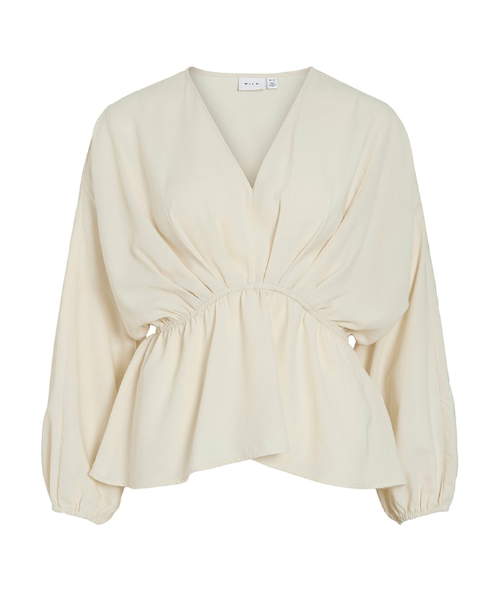 Dames blouse beige