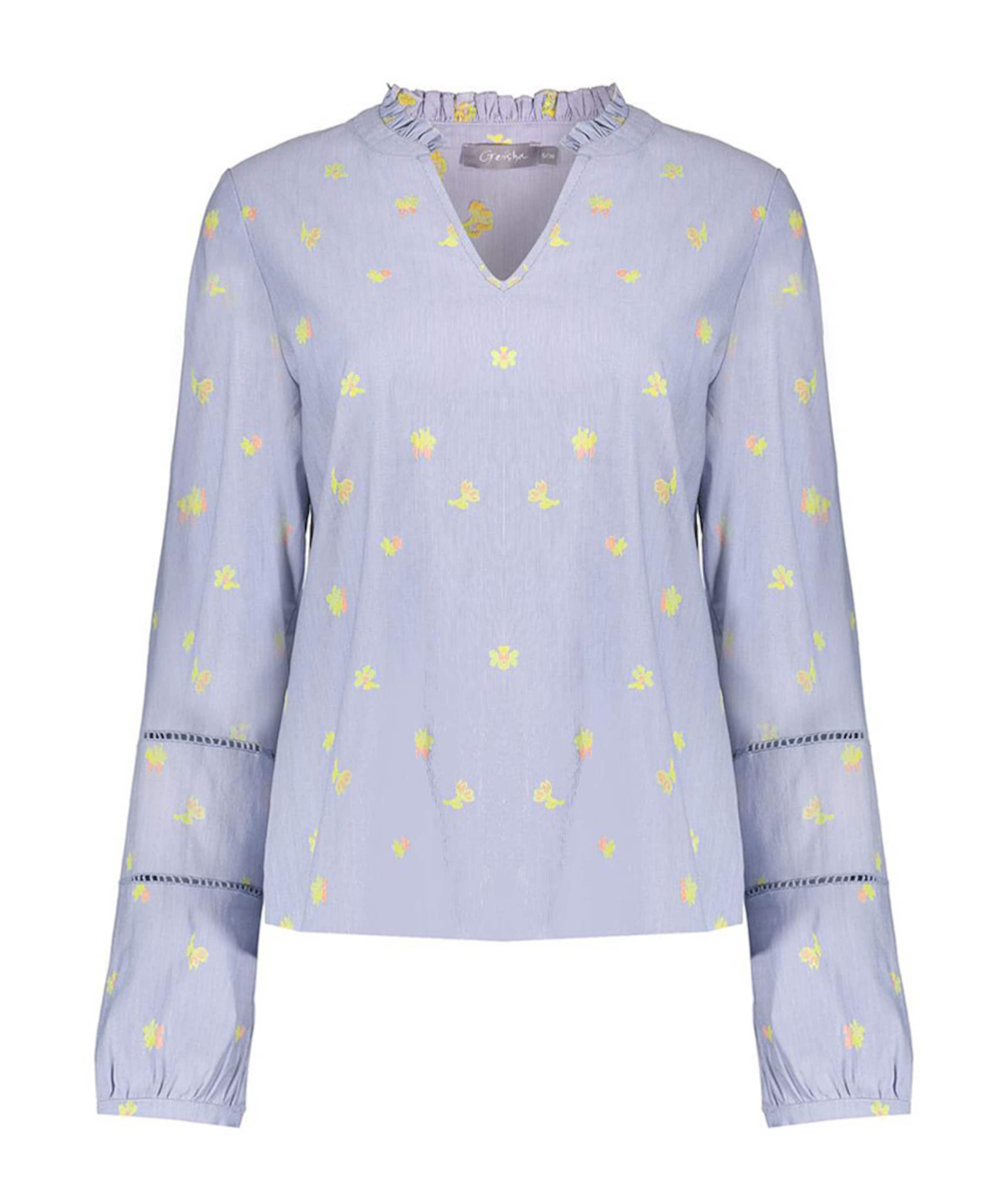 Dames blouse blauw