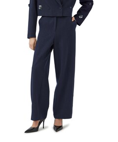 YASMIDNIGHT WIDE MW PANT - SHOW dames broek blauw