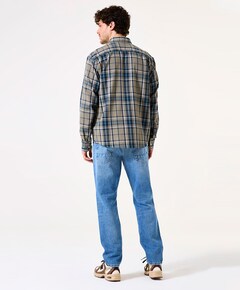 Overhemd lange mouw groen