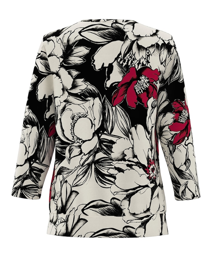 Dames longsleeve rood