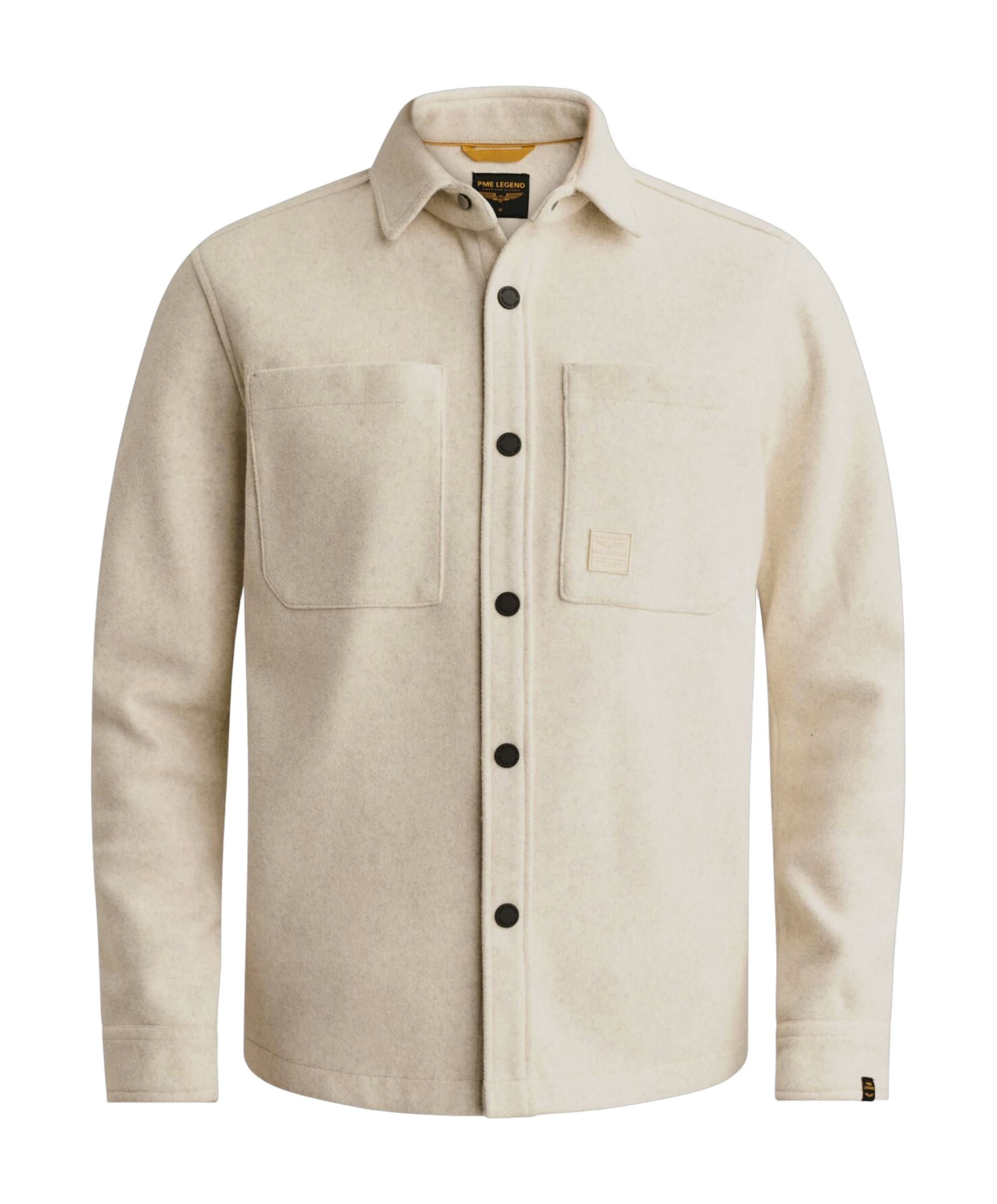 Heren overshirt ecru
