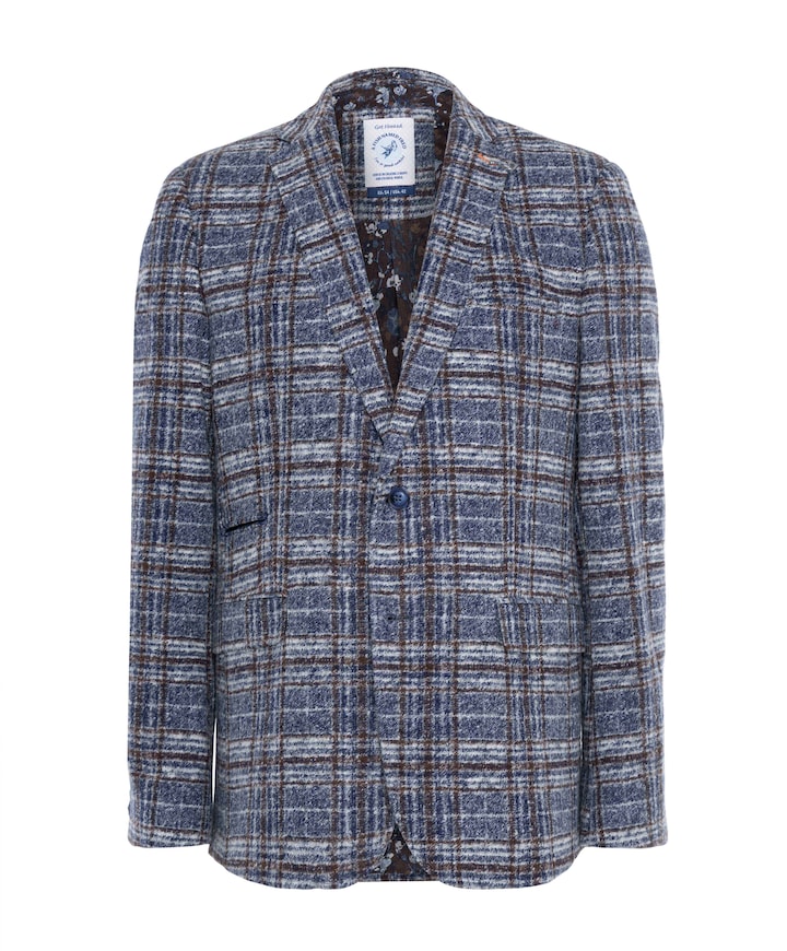Heren colbert blauw