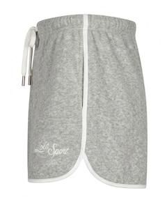 Teddy dames short grijs