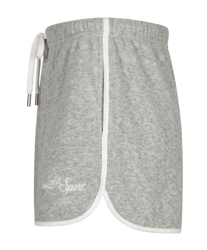 Teddy dames short grijs