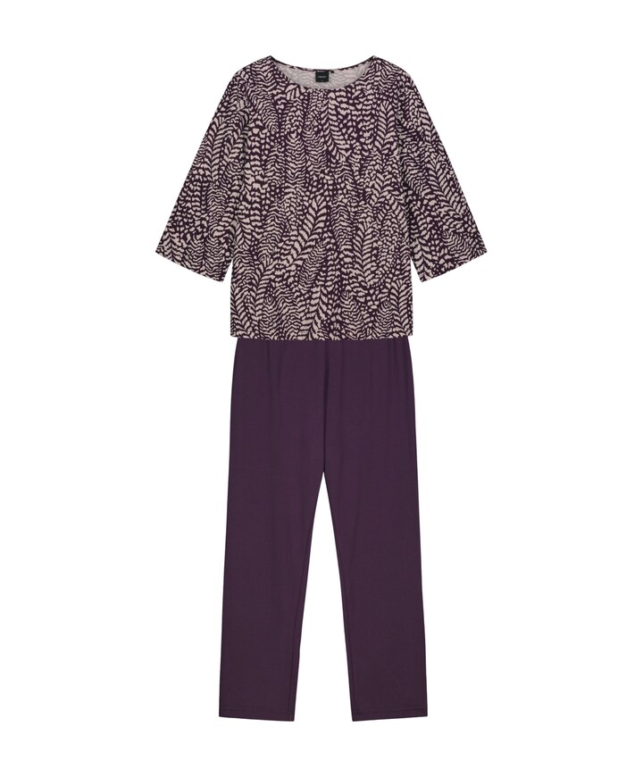 Dames pyjamaset paars